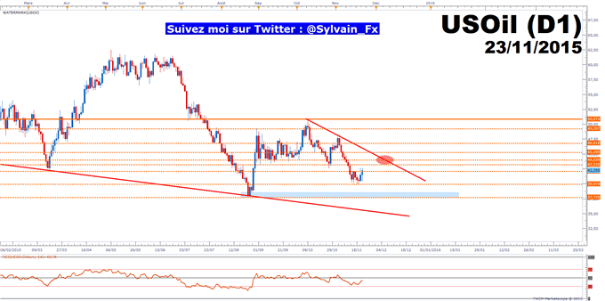 WTI: Les déclarations de l'OPEP permettent au light sweet crude de gagner du terrain.