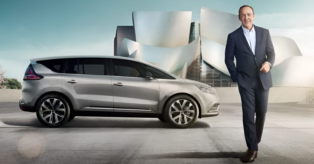 Kevin Spacey fait la promotion du Renault Espace