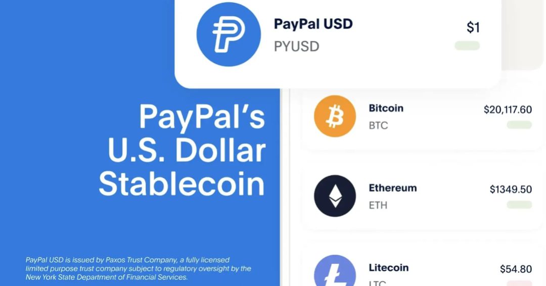 PayPal lance son stablecoin PYUSD sur Ethereum